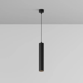 Wisząca lampa Focus Led P072PL-L12B4K-1 LED 12W 4000K tubka czarna