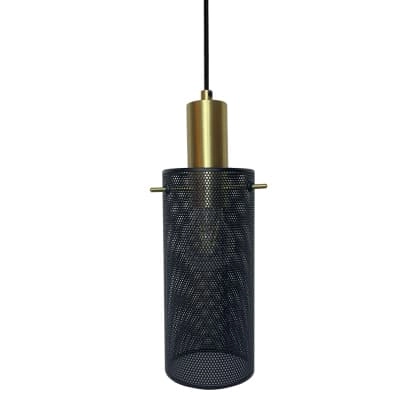 Lampa salonowa wisząca Tirana LP-945/1P BK Light Prestige glamour czarna