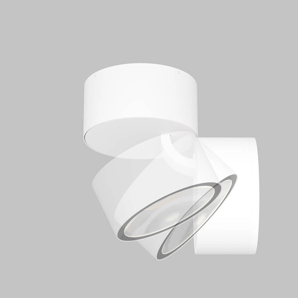 Lampa nasufitowa Spin O310CL-L12W3K LED 12W 3000K IP54 regulowana biała