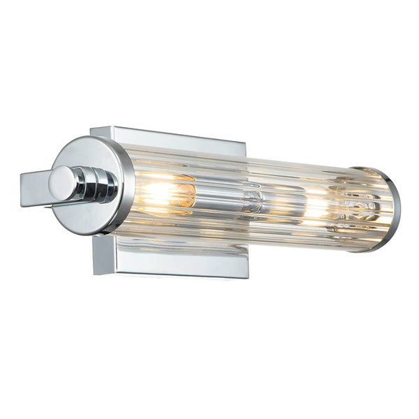 Lampa na ścianę do sypialni Azores QN-AZORES2-PC chrom przezroczysty