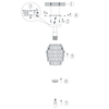Lampa sufitowa kryształowa PETTY R60451006 RL Light ananas glamour chrom