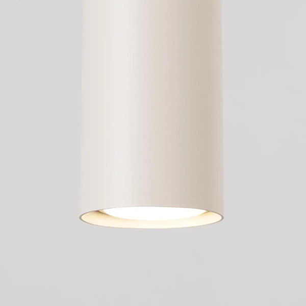Podłużna lampa wisząca LAGOS SL.1479 tuba ryflowana beżowa