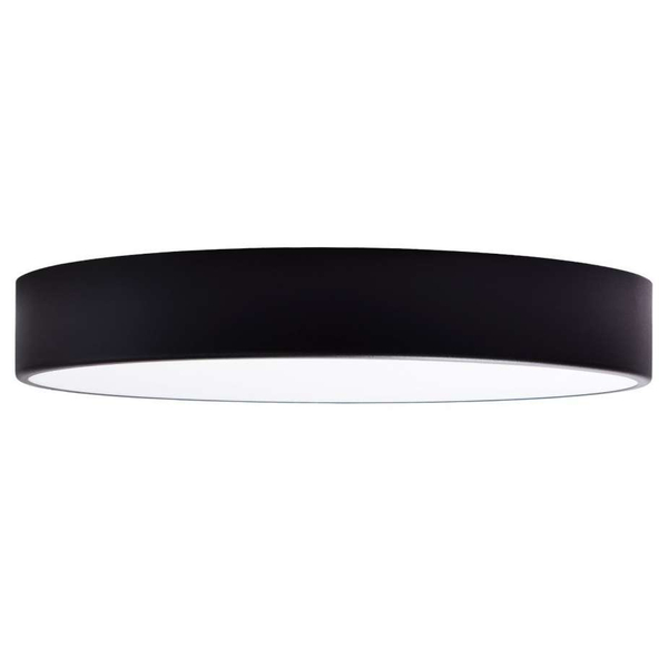 Plafon LAMPA natynkowa 137623692177 TEAM okrągła OPRAWA metalowa plafon czarny