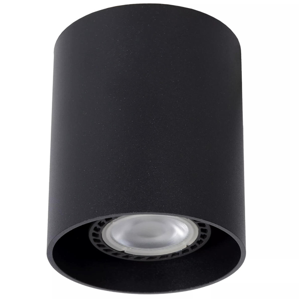 Minimalistyczna lampa sufitowa Bodi okrągły downlight czarny