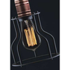 Wisząca LAMPA industrialna WORKSHOP 6336 Nowodvorski drut OPRAWA pręt ZWIS miedź czarny