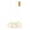Lampa wisząca ASIS LE42727 LED 21.6W 3000K geometryczny wzór złota