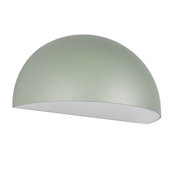Kopułowa lampa ścienna MAAS 262460115 metalowa IP44 zielona