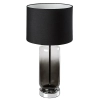 Nowoczesna stołowa lampa Rien 74049 szklana tuba ombre czarny