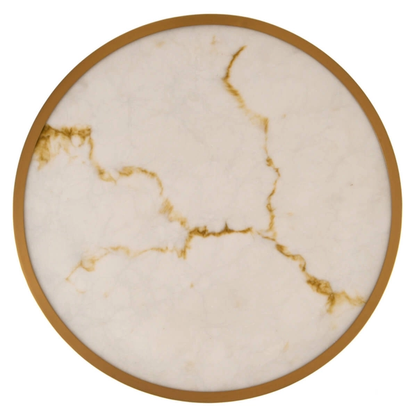 Okrągła lampa wisząca ALCHEMY ST-MD2407 LED 49W 3000K złoty biały