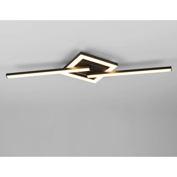 Sufitowa lampa ledowa Viale R67303132 17W 3000K czarna