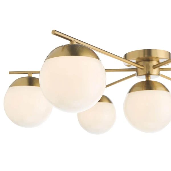 Lampa sufitowa do przedpokoju Bombazine BOM5035 kule mosiądz