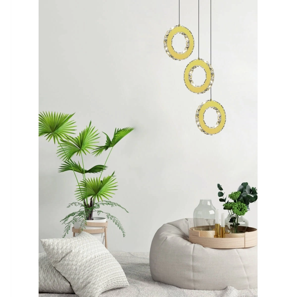 Wisząca Lampa ze ściemniaczem Girona MD3713-1-3GT LED 10W 3000K złoty