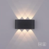 Grafitowa lampa ścienna Carlo LED 4,8W minimalistyczna