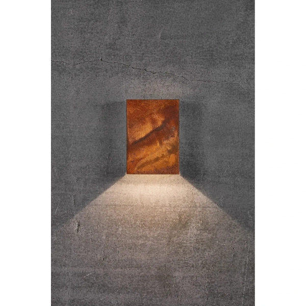 Przyścienna lampa zewnętrzna Fold 2019051038 LED 10,4W 3000K IP54 rdzawy