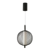 Loftowa lampa wisząca Puma 31-35332 LED 10W 3000K ażurowa kula czarny