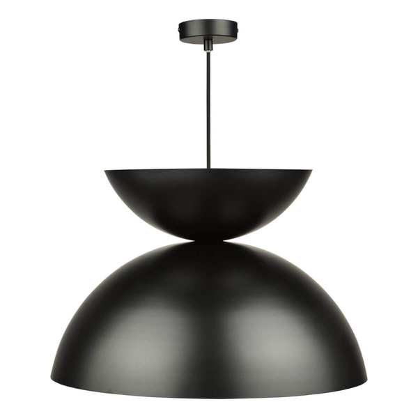 Kopułowa lampa wisząca Riya RIY0122 metalowa nad wyspę czarna