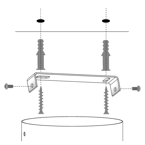 LAMPA wisząca RIF 30902 Sigma okrągła OPRAWA biała