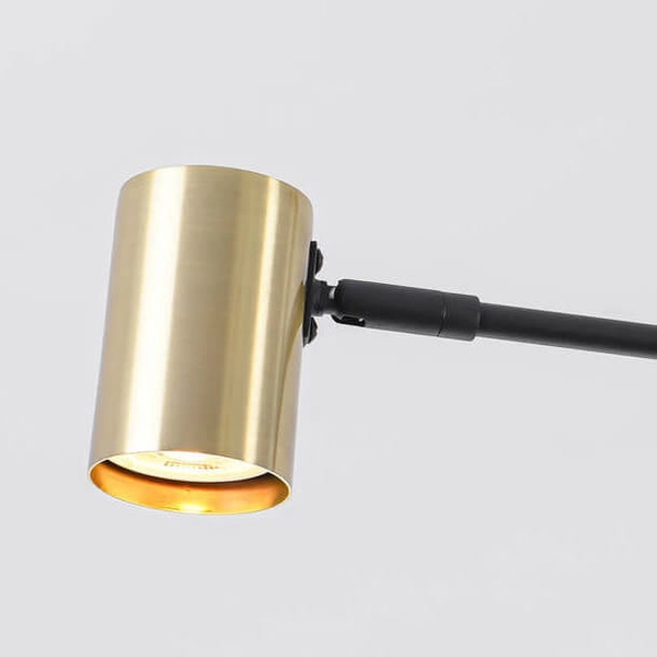 Złoty żyrandol lampa SNOW LP-731/6P GD Light Prestige salonowy metal tuba sticks