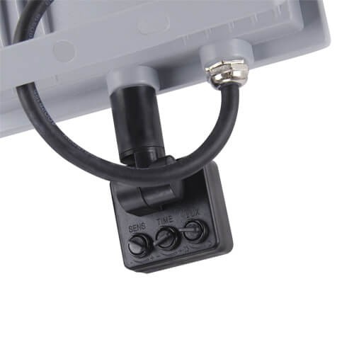 Naświetlacz LAMPA zewnętrzna KROMA 03773 Ideus ogrodowa OPRAWA outdoor LED 10W 6500K regulowana IP65 szara