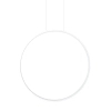Wisząca lampa pierścień VISUAL biała P0651 1xLED 22W 3000K IP44 nad stół