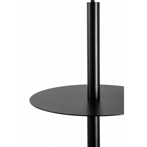 Wisząca lampa szklana Plaat PLA122P0 kula ball biała czarna