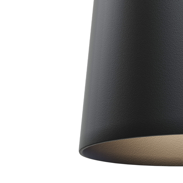 Wisząca lampa do systemu szynowego 3-faz Tulipe S0018 do przedpokoju czarna