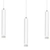 LAMPA wisząca ALBA ML189 Milagro metalowa OPRAWA zwis LED 15W 4000K listwa kaskada tuby sople białe