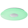 Plafon LAMPA sufitowa NICOLE 41329N Globo okrągła OPRAWA głośnik bluetooth LED RGB 57,5W z efektem gwiazd biała