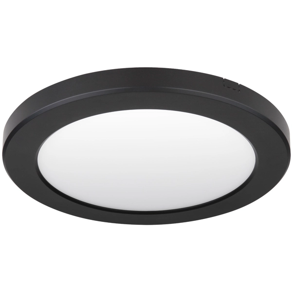 LAMPA sufitowa LASSE 12379-18B Globo okrągła OPRAWA plafon LED 18W 3000K - 6500K metalowy czarny