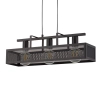 Industrialna lampa wisząca Albert 32173 do sypialni ażurowa czarna