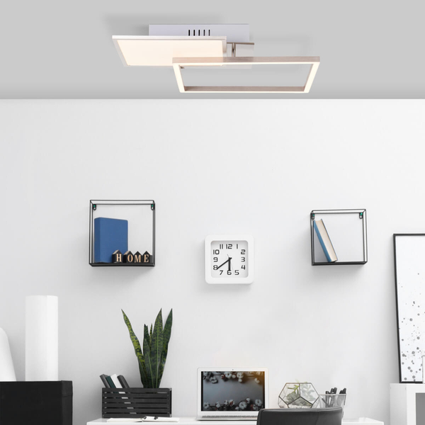 Metalowa lampa sufitowa Zelia G99378/68 LED 21W 3000K ściemniacz nikiel