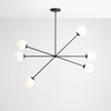 Minimalistyczna lampa wisząca Ohio 1081PL_K1 biała czarna