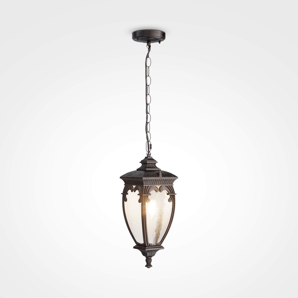 Lampa wisząca ogrodowa Fleur O414PL-01BZ IP44 brązowa