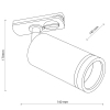 Sufitowa szynowa lampa 1-fazowa Jet Slim 10028 regulowana biały