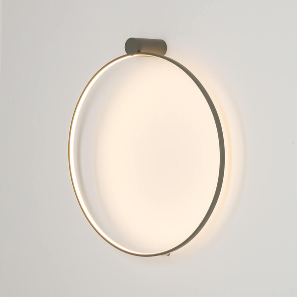 Ścienno-sufitowa lampa Circolo 11402 Nowodvorski LED 21W 3000K okrągły oliwkowy