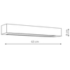 Kinkiet ścienny IBROS GS-LWA-9W BK CCT LED 9W 3000-6000K IP44 czarna