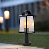 Ogrodowa LAMPA stojąca KELSEY 7273602012 Lutec zewnętrzna OPRAWA metalowa latarenka outdoor IP44 czarna