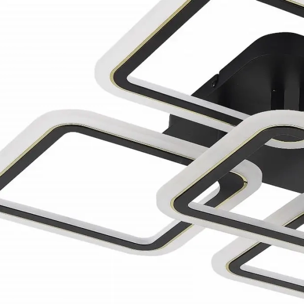 Geometryczna lampa sufitowa Stellar MS232150R-BK LED 55W 3000-6000K czarny