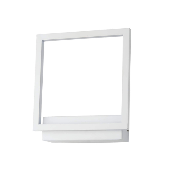 Minimalistyczna lampa ścienna Opera LED 18W 3000K do salonu biała