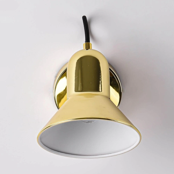 Regulowana LAMPA ścienna ASTAMA LP-1122/1W GD Light Prestige metalowa OPRAWA kinkiet okrągły na wysięgniku loft złoty