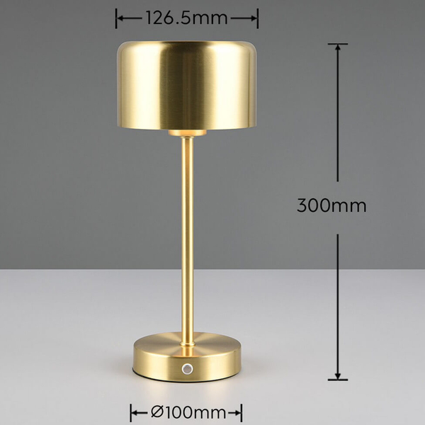 Lampka nocna dotykowa KARYA DL108-59151 LED 1W 3000K złoty mat