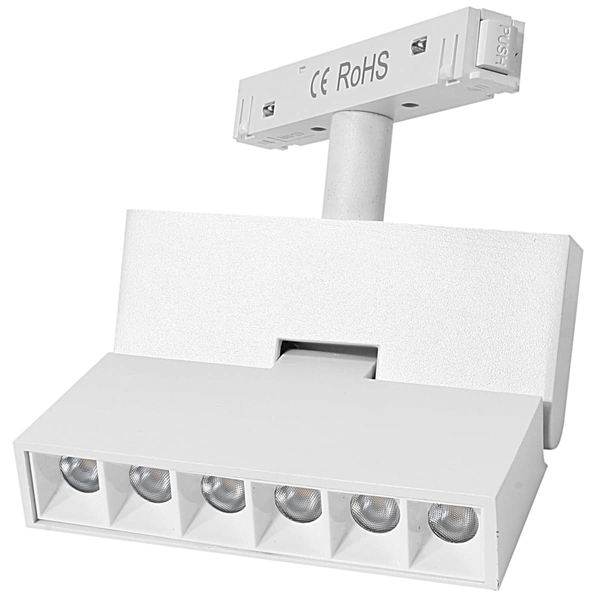 Lampa magnetyczna z diodami łamana szynowa 849 Domeno LED 6W 4000K biała