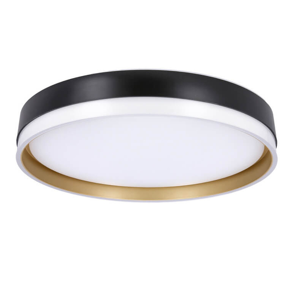 Okrągły plafon Florida 13-11343 LED 24W 4000K czarny złoty