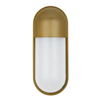 Naścienna lampa do ogrodu LANDIRA LE75250 LED 9W 3000K IP65 złota