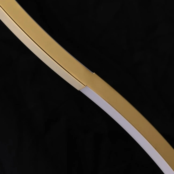 Kaskadowa lampa wisząca FLOW AZ6816 LED 180W 3000K ściemnialna złota