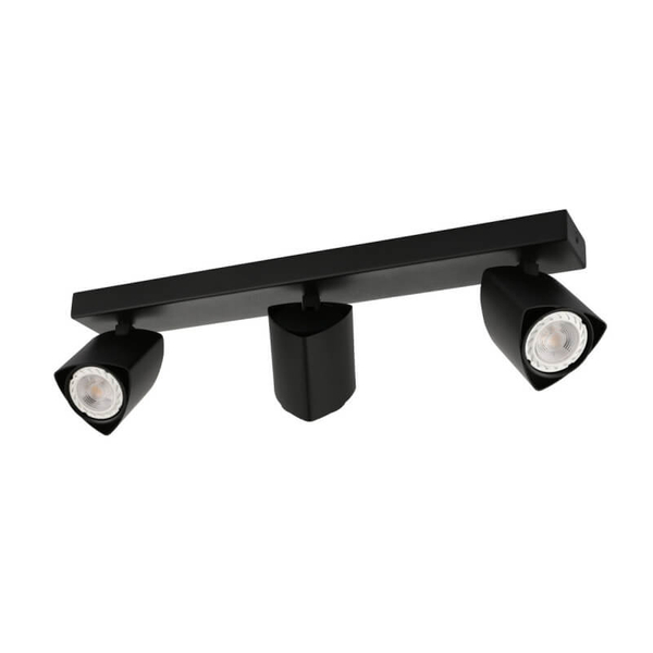 Kierunkowa lampa biurowa Merusa nowoczesny spot czarny