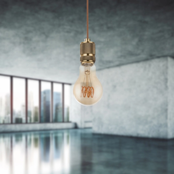 Dekoracyjna ŻARÓWKA industrialna 11403F Globo LED A60 E27 klasyczna 4W 200lm 230V 2000K biała ciepła