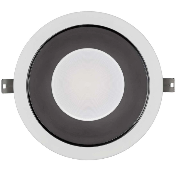 Łazienkowa LAMPA sufitowa KEA 8767 Nowodvorski okrągła OPRAWA wpust LED 40W 4000K metalowy IP44 biały