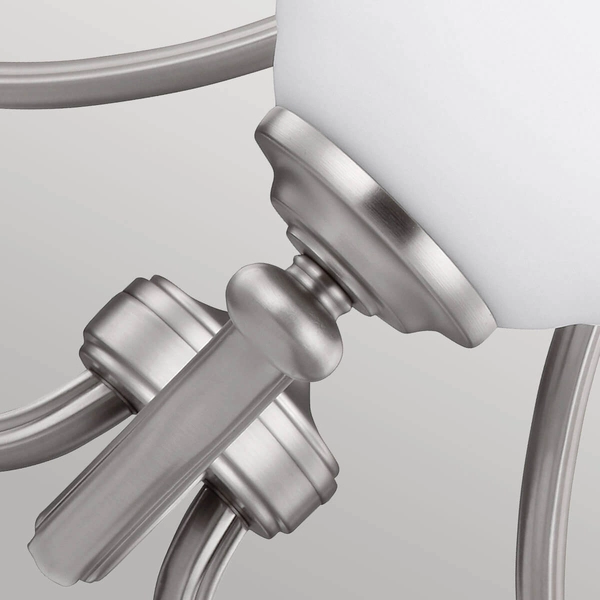 Potrójna lampa wisząca Vintner FE-VINTNER3 na łańcuchu biała nikiel