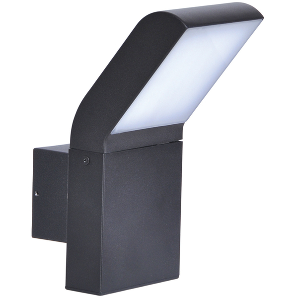 Elewacyjna LAMPA ogrodowa Vidar K-8146 Kaja ścienna OPRAWA zewnętrzna LED 12W 4000K outdoor IP54 czarna
